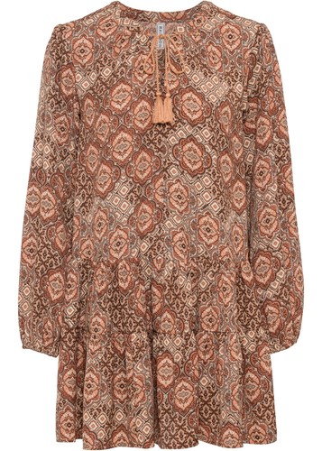 Longbluse 38 braun - longbluse,