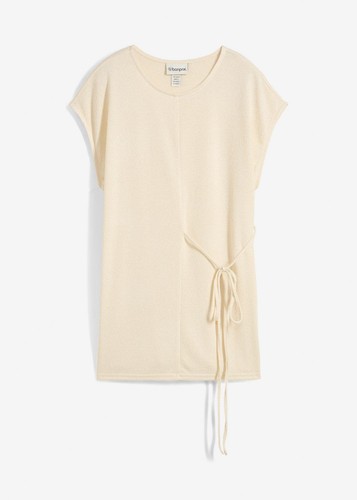 Longshirt mit bindedetail - longshirt,