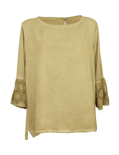 Damen volant spitze bluse - damen,