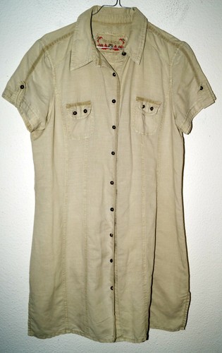 Hellbraune longbluse s - hellbraune,