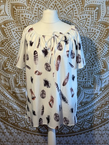 Long bluse mit - gr,