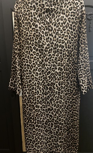 Longbluse kleid leo braun - longbluse,