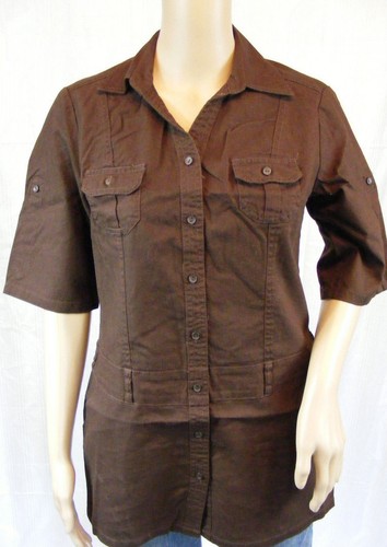 Leinenbluse 36 braun - ★, ★