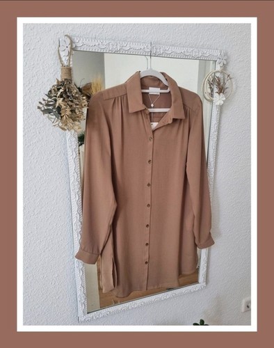 Vila longbluse 36 braun - longbluse, gr.