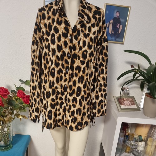Longbluse leopardenlook gr - da.longbluse, ,leopardenlook,gr