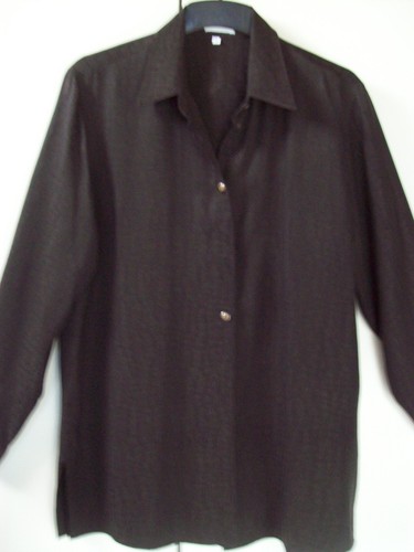 Long bluse mit leichtem glanz - leichtem,