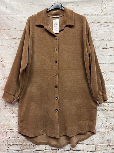 Damen cord tunika bluse shirt - damen,
