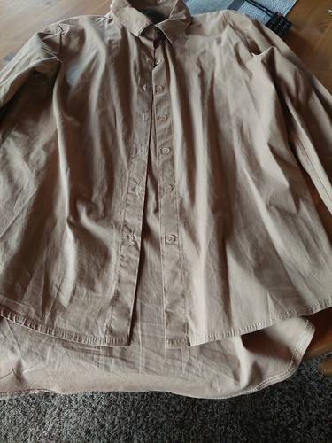 Longbluse farbe hell braun - longbluse,,